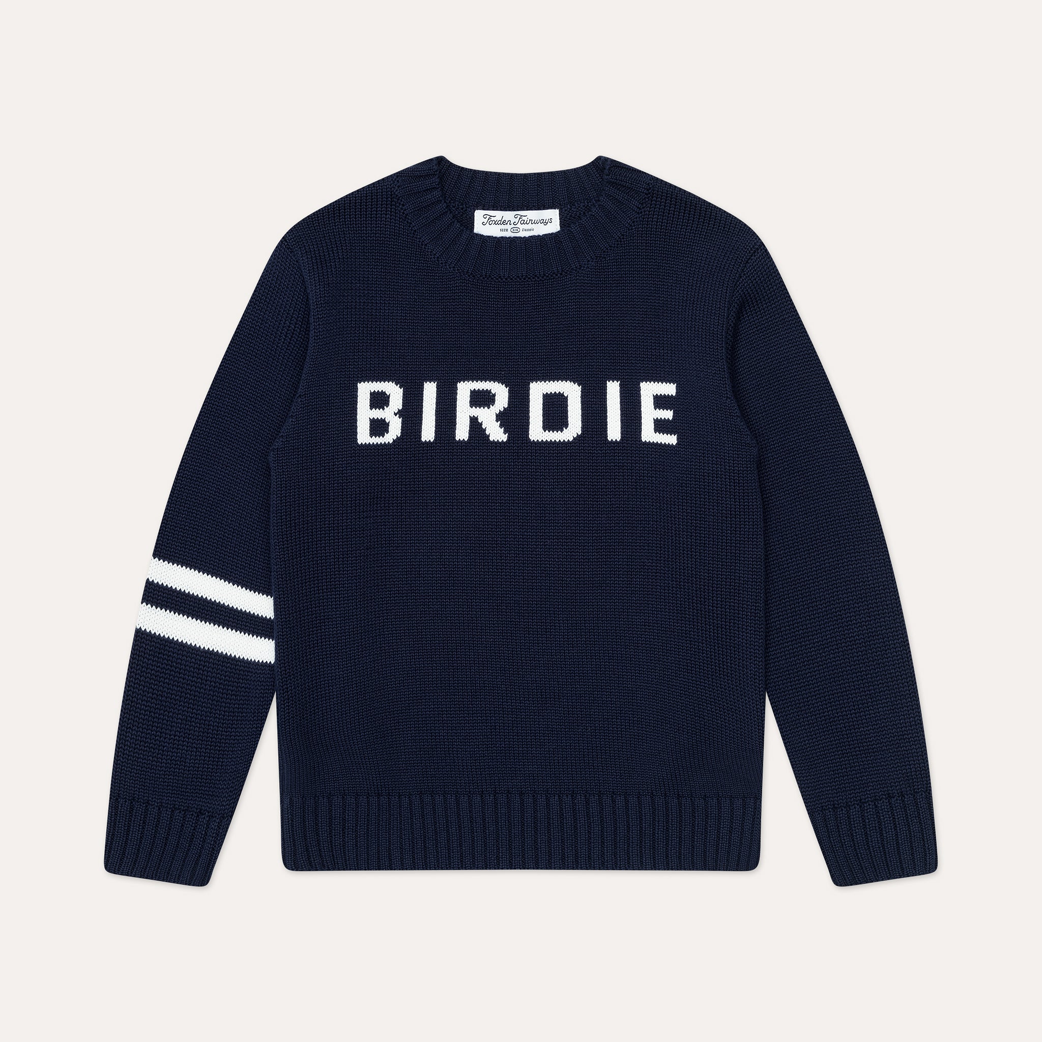 The Birdie Sweater: Navy – Foxden Fairways