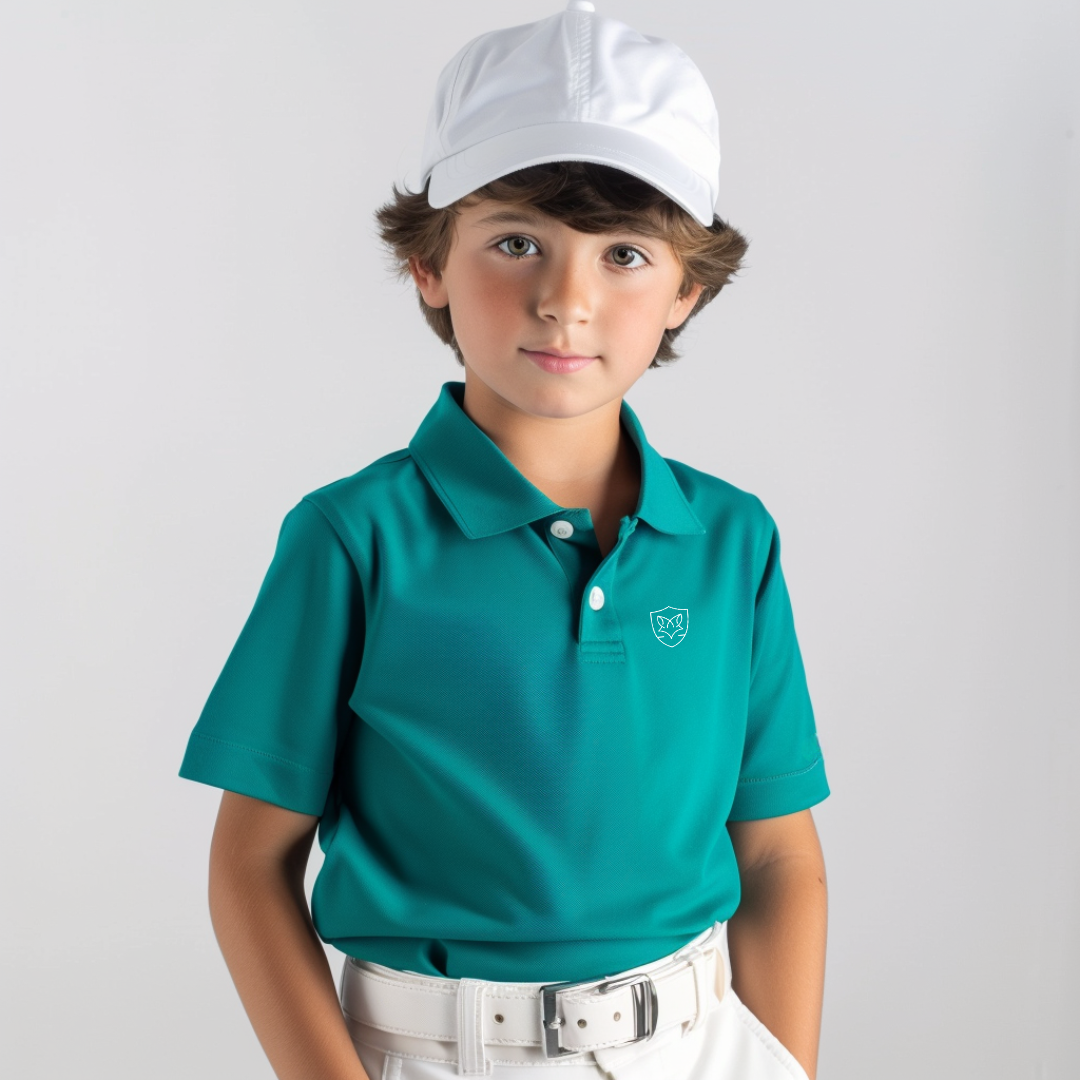 Kids golf polo hotsell