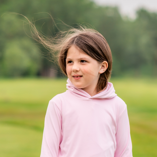 Pink Blush Pullover Hoodie (Girls)