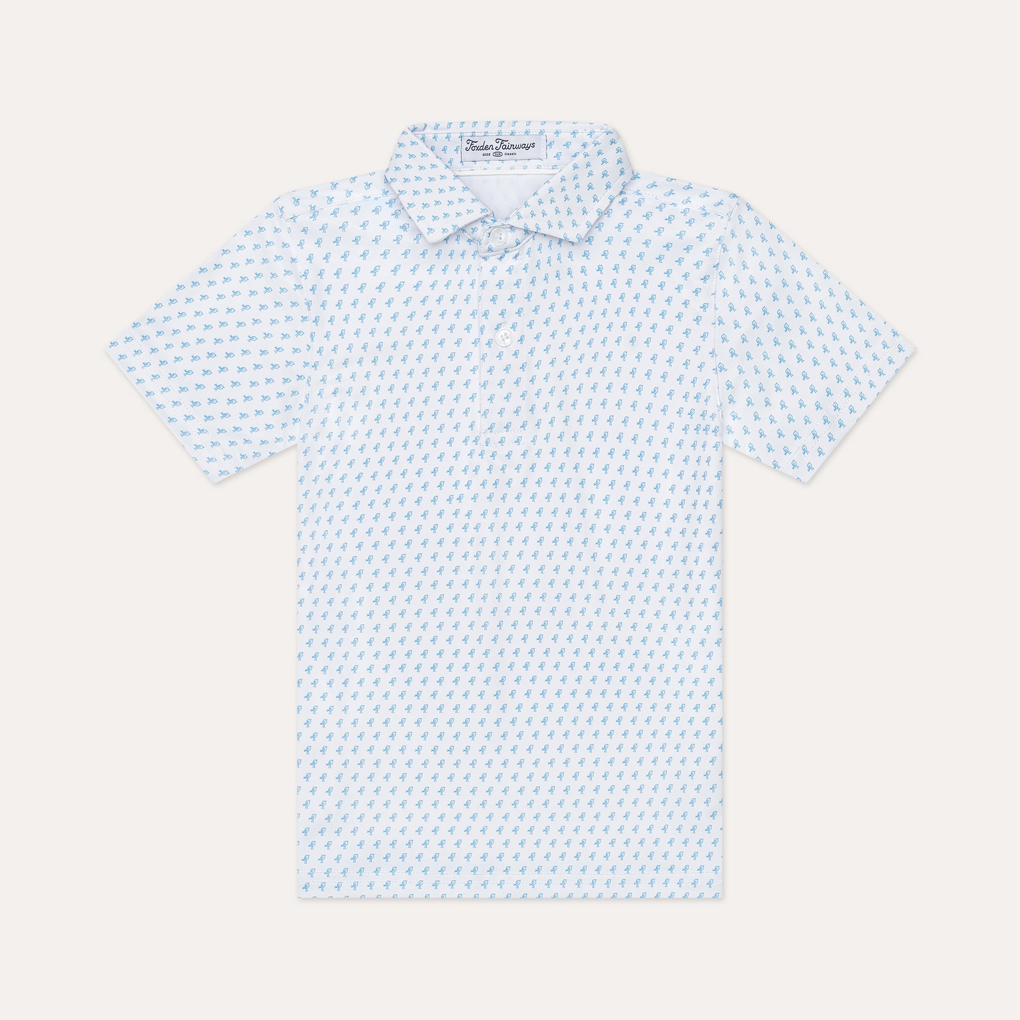 Birdie Polo: Blue – Foxden Fairways