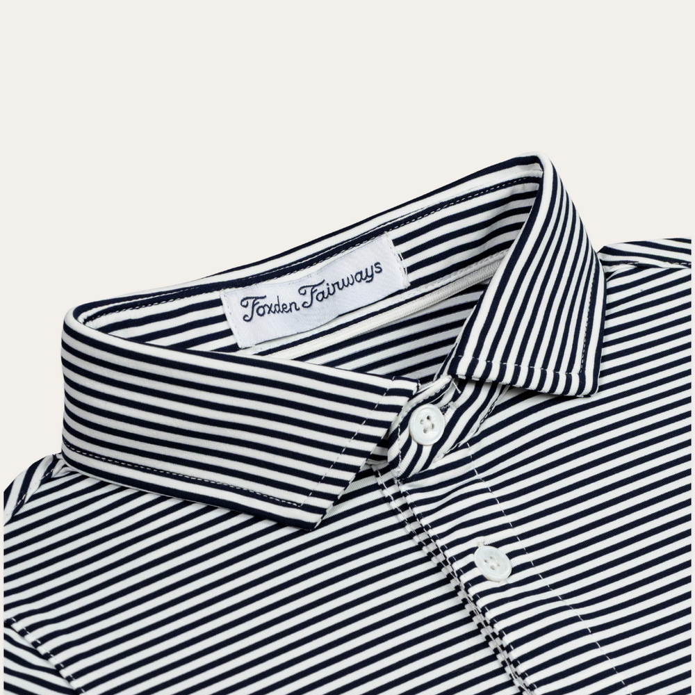 Fairway Stripes: Midnight Navy