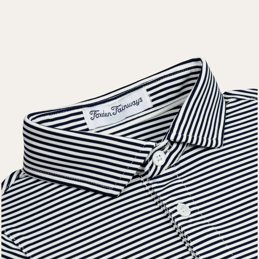 Fairway Stripes: Midnight Navy