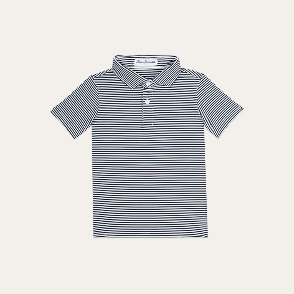 Fairway Stripes: Midnight Navy