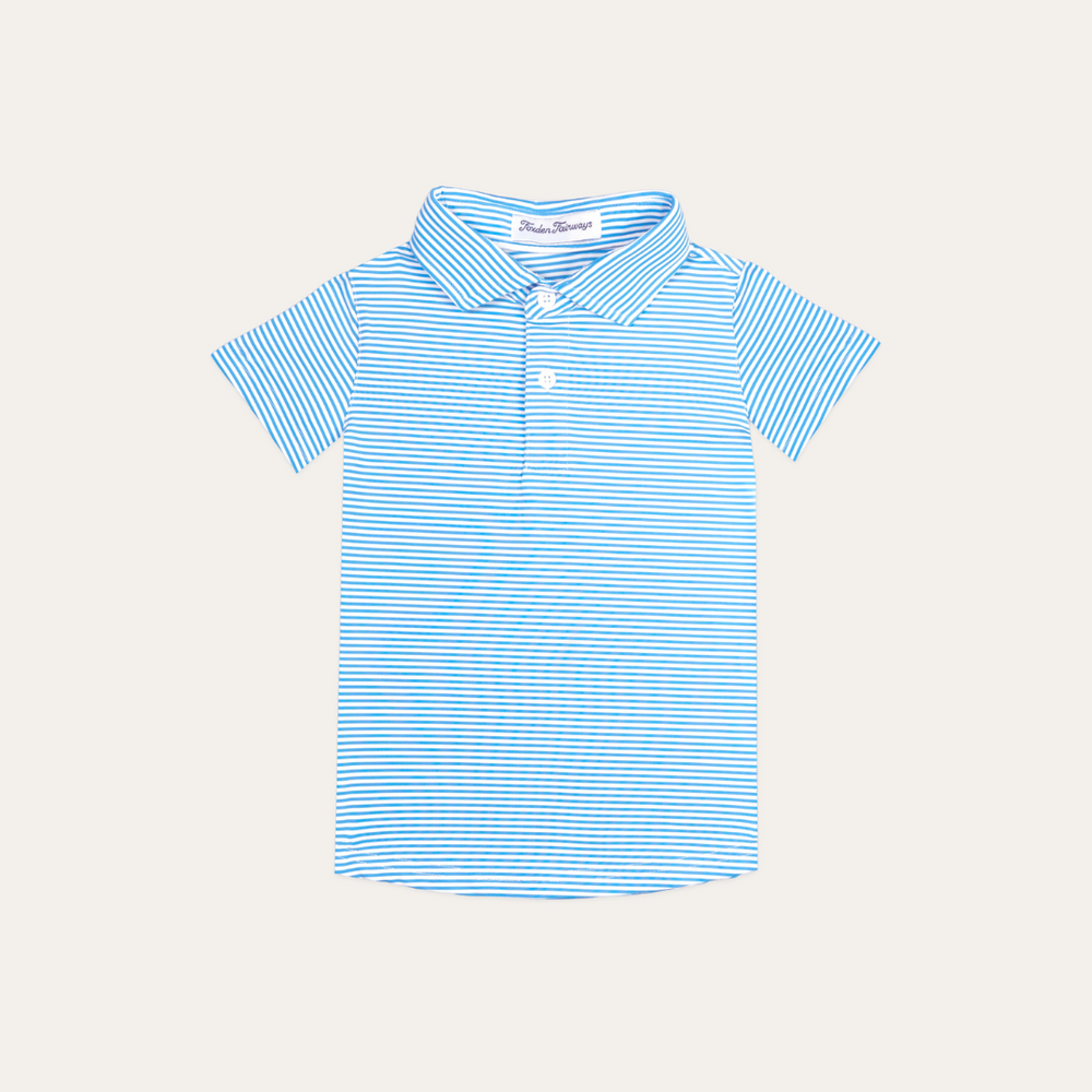 Fairway Stripes Girls: Blue Sky