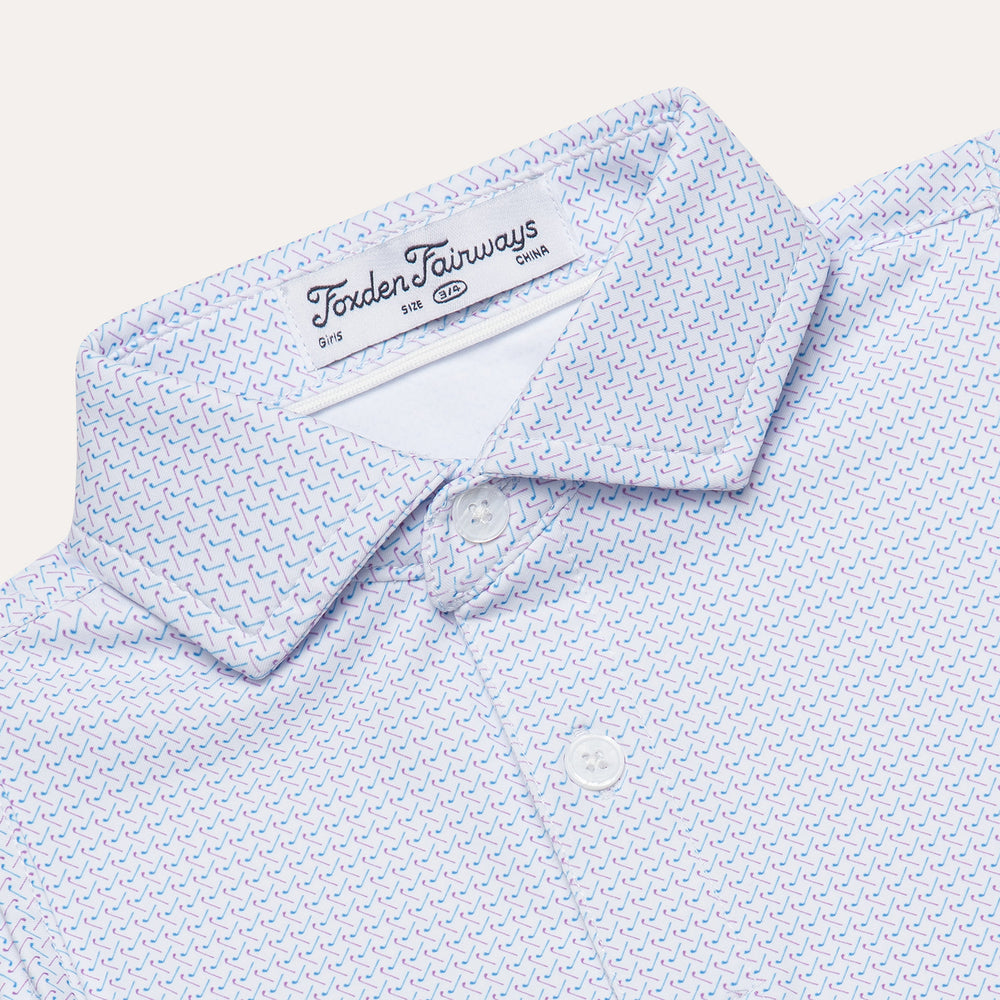 The Clubhouse Print Girls Polo
