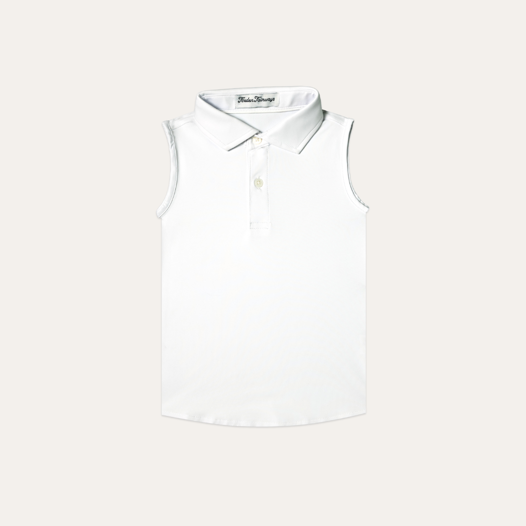 Classic White Polo Girls