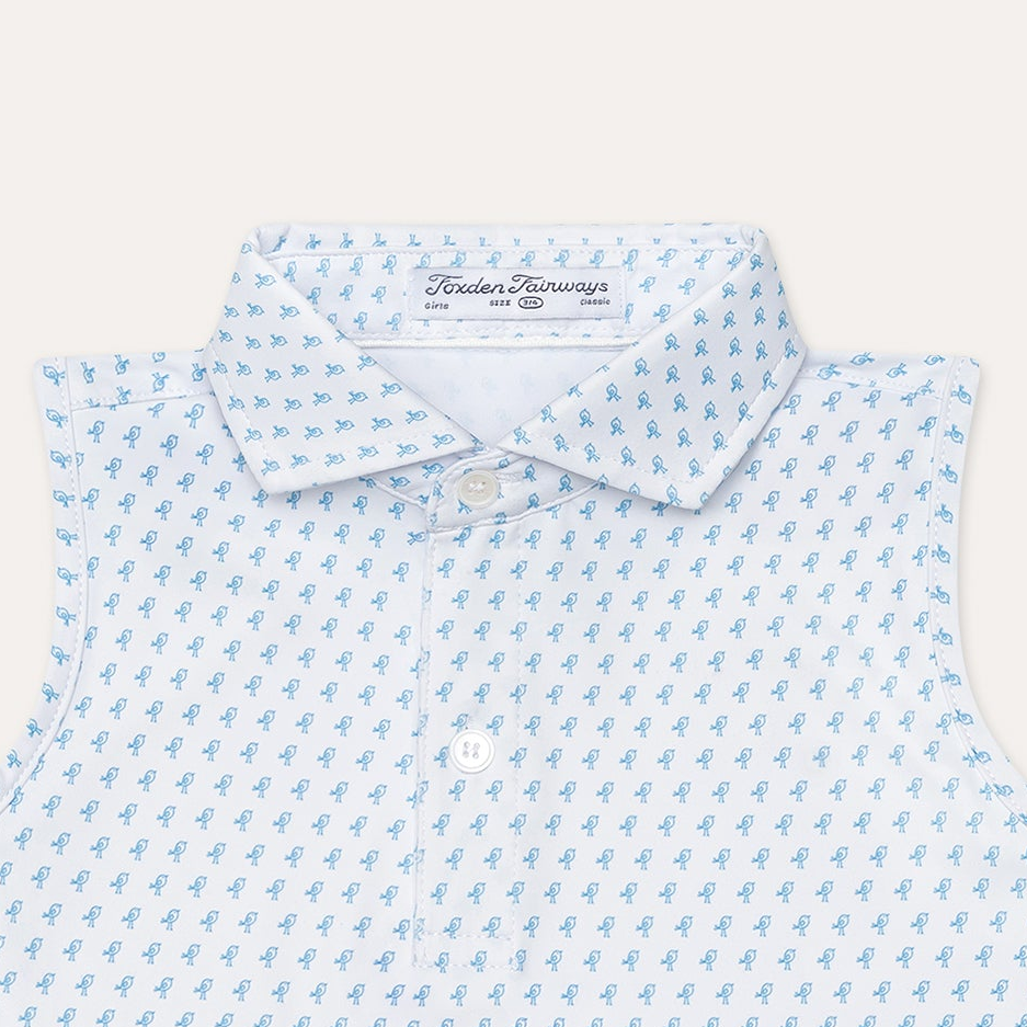 Birdie Girls Polo: Blue
