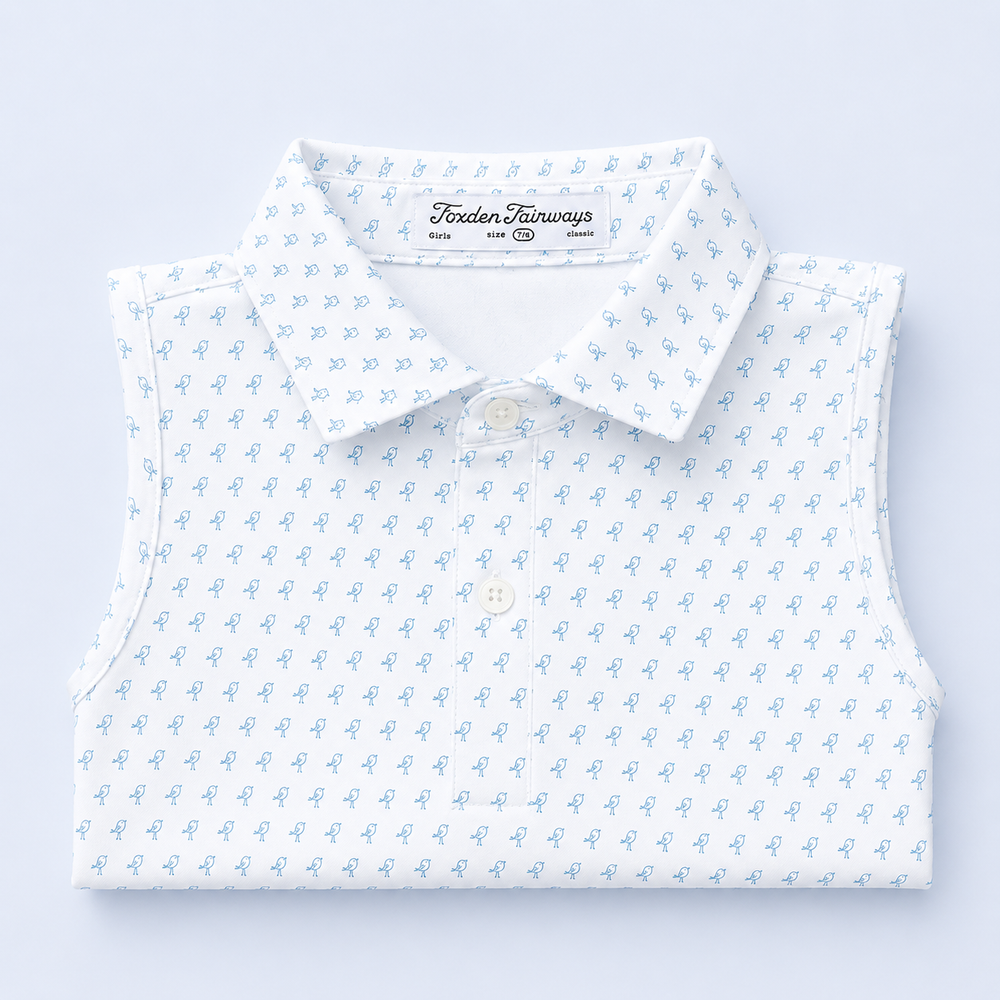 Birdie Girls Polo: Blue