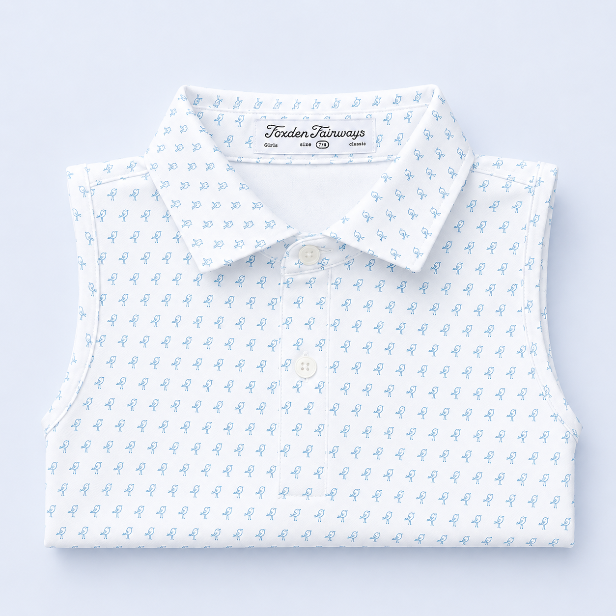 Birdie Girls Polo: Blue