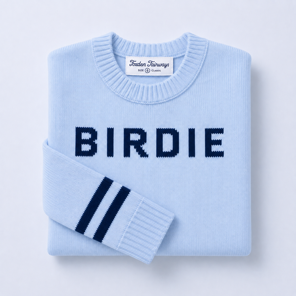 The Birdie Sweater: Blue & Navy