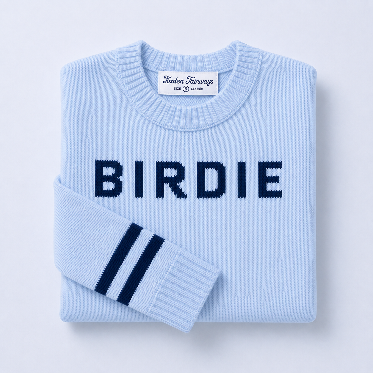 The Birdie Sweater: Blue & Navy