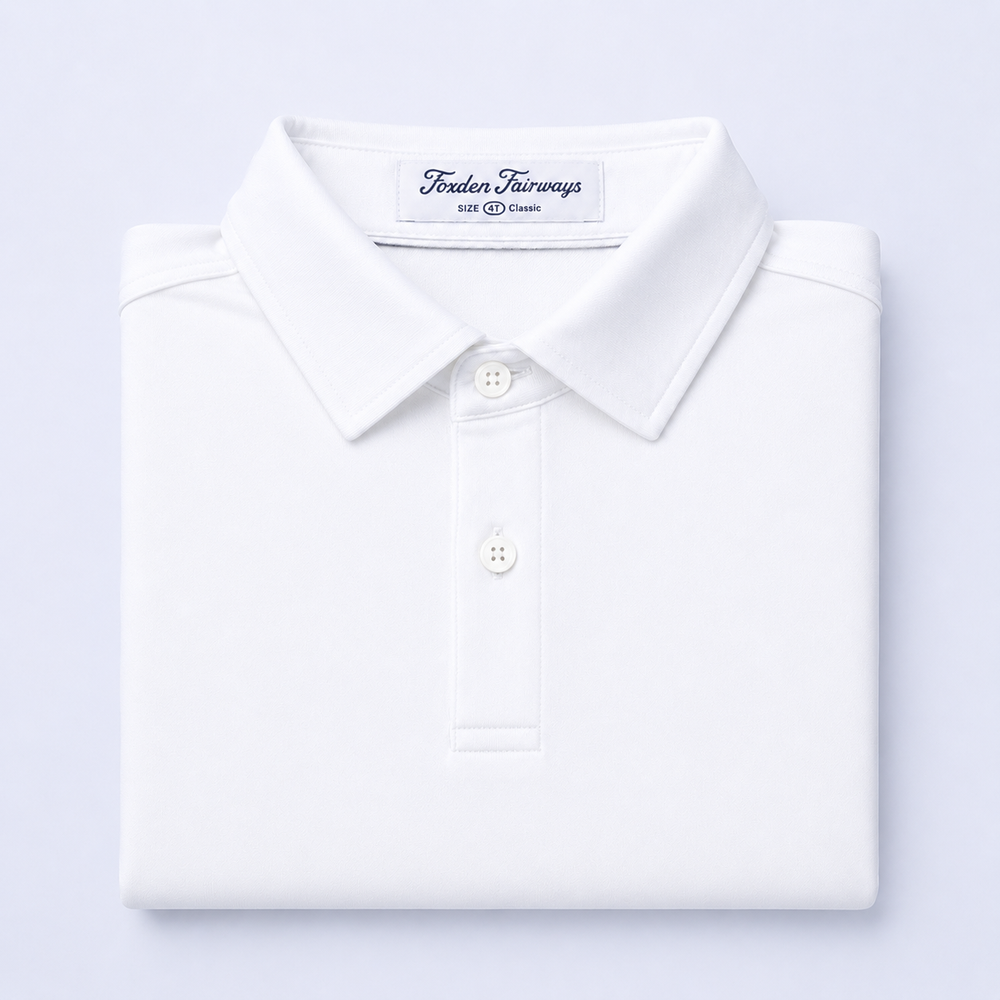 Solid: Classic White Polo