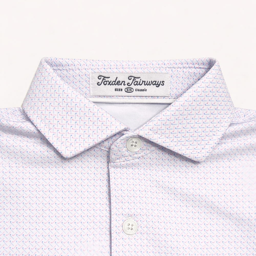 The Clubhouse Print: Pink & Blue