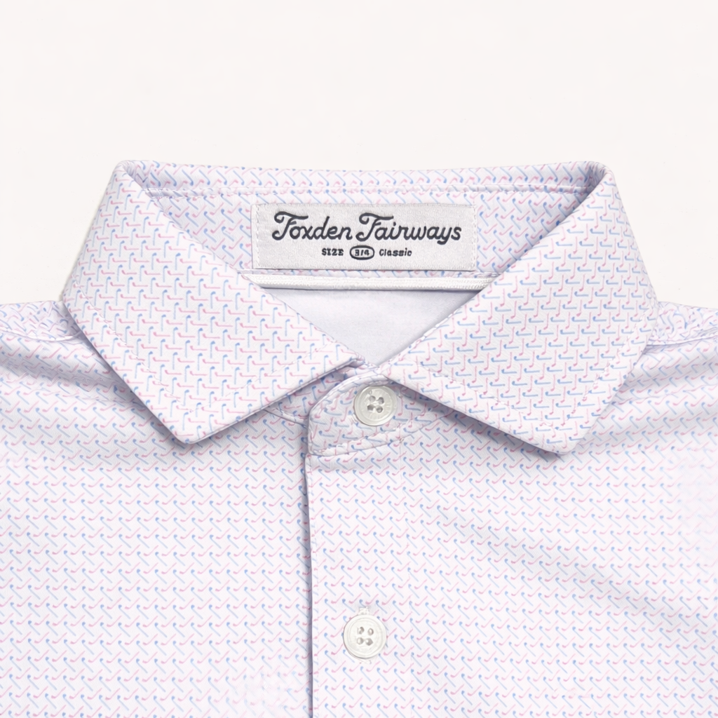 The Clubhouse Print: Pink & Blue