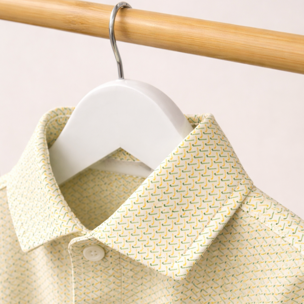 The Clubhouse Print: Green & Yellow