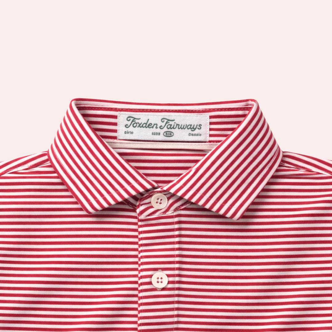 Fairway Stripes Girls: Magenta