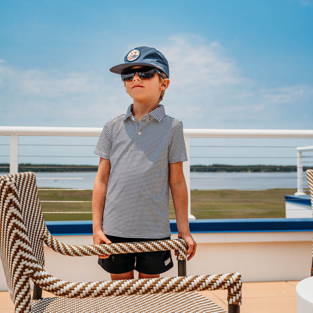 Fairway Stripes: Midnight Navy