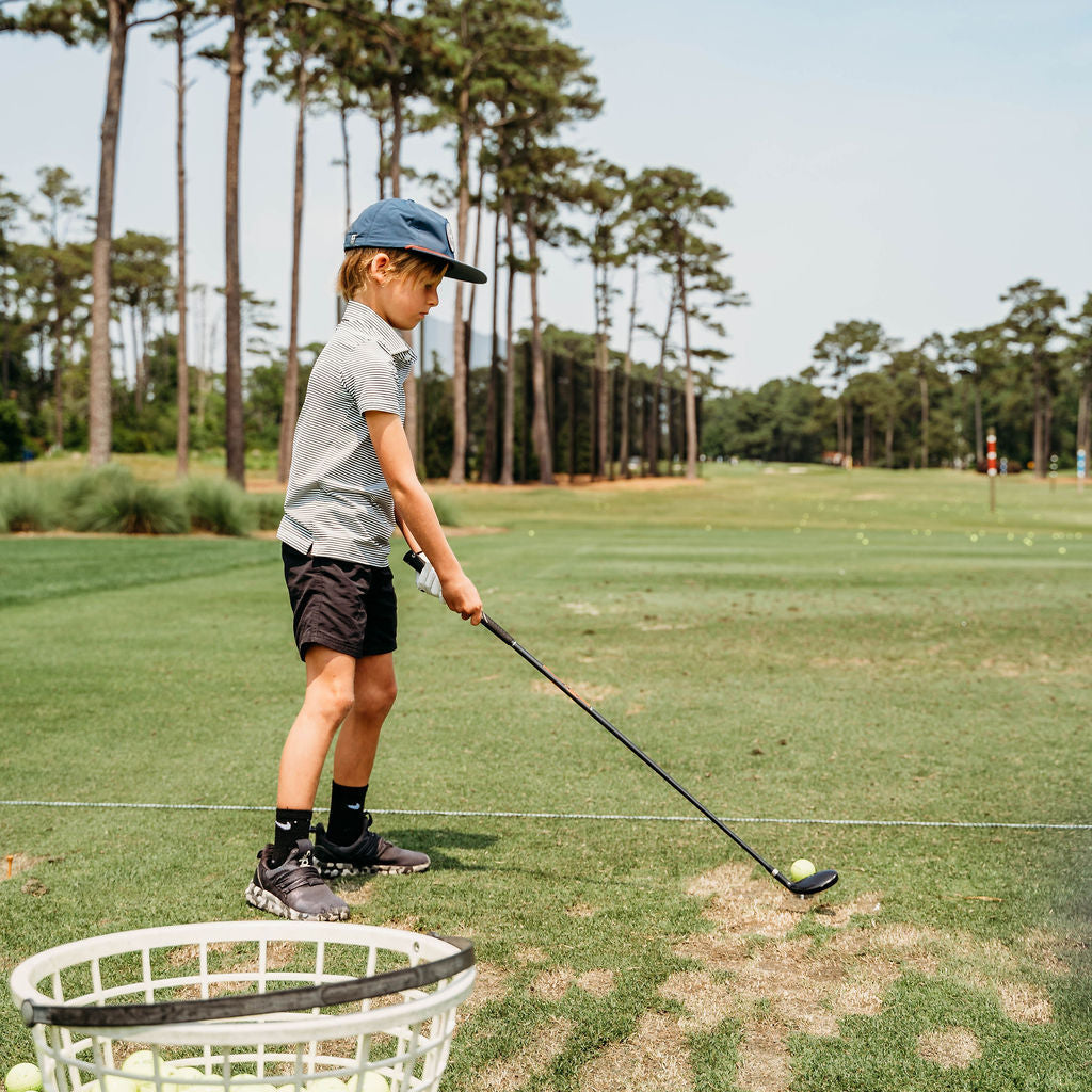 Fairway Stripes: Midnight Navy