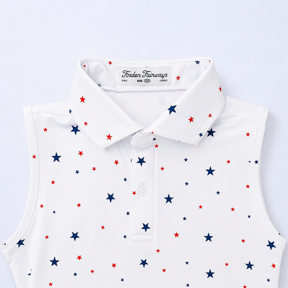 Dotted Stars Girls Polo