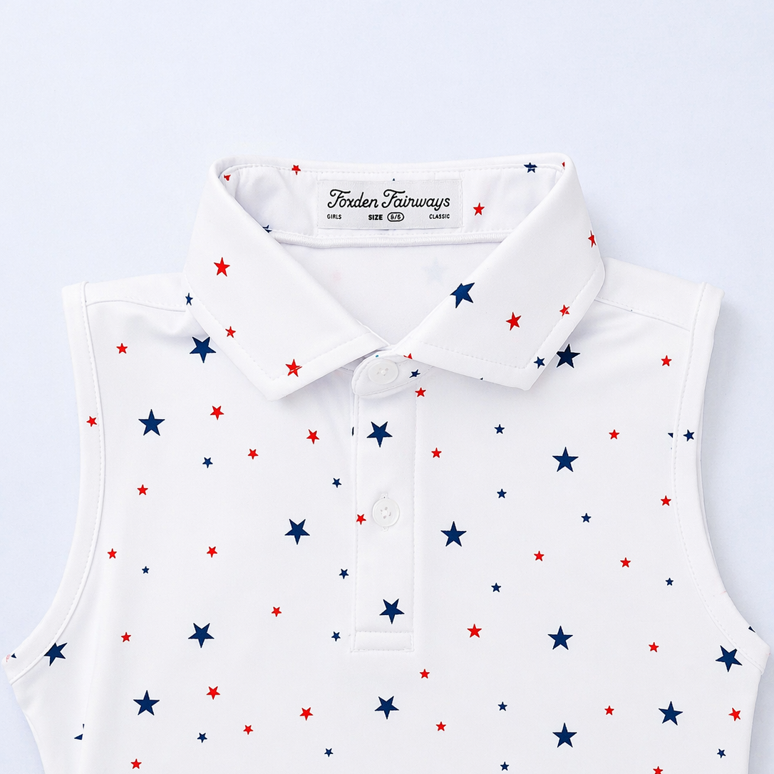 Dotted Stars Girls Polo