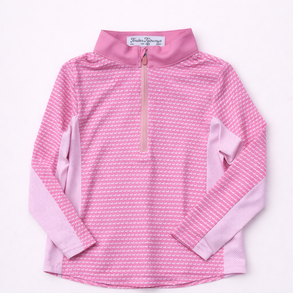 Fairway Sun Zip Girls: Pink Fox Edition