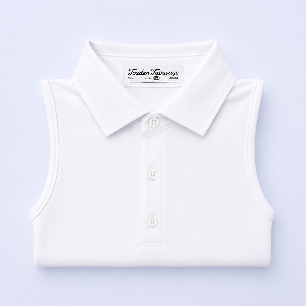 Classic White Polo Girls