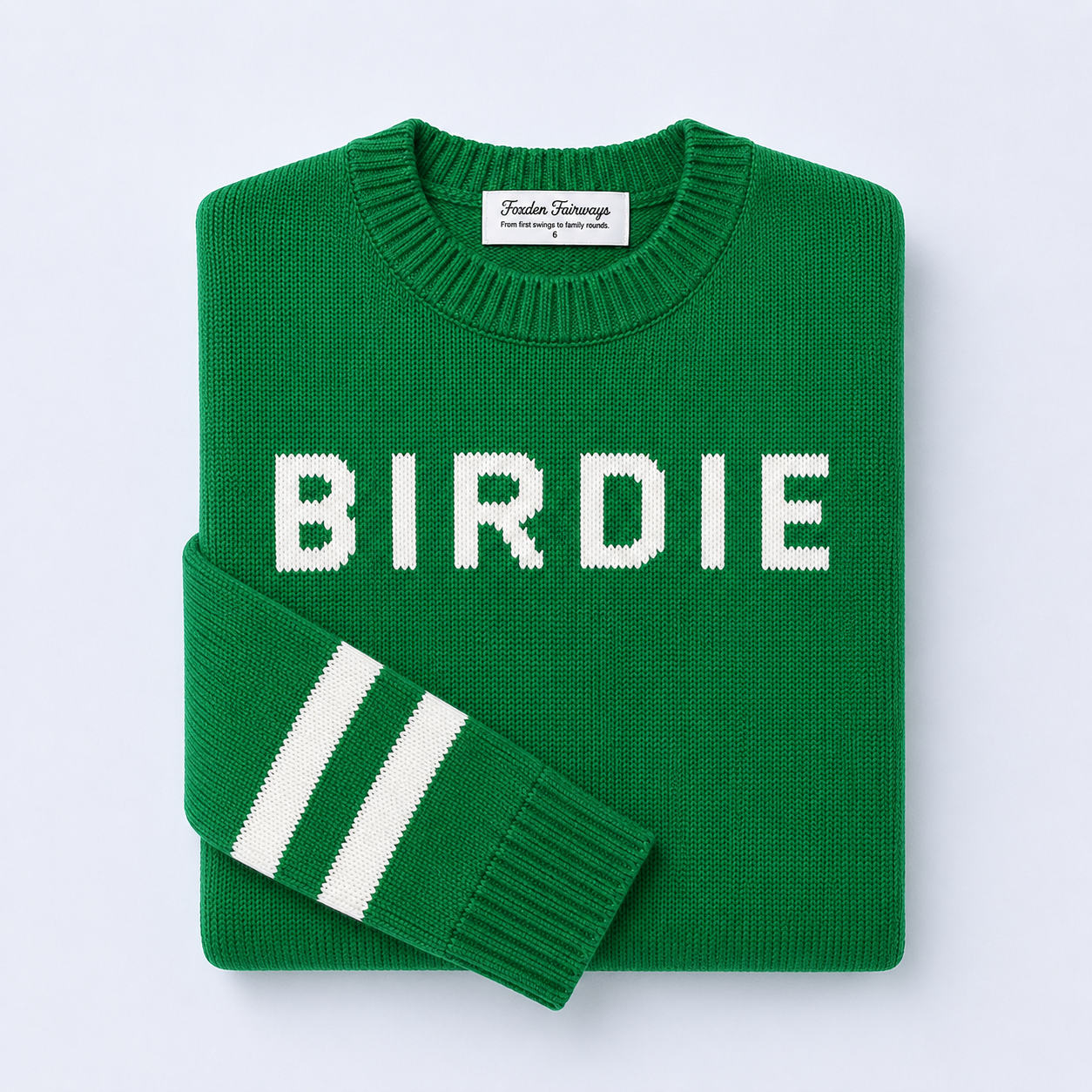 The Birdie Sweater: Irish Green