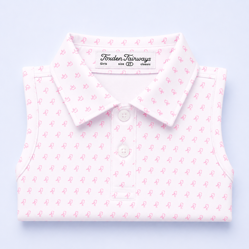 Birdie Girls Polo: Pink