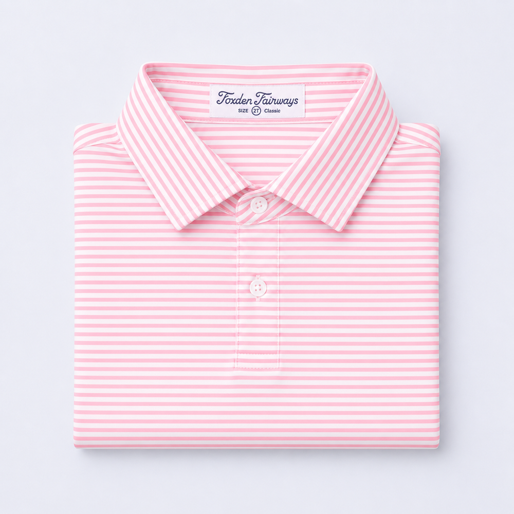Fairway Stripes: Pink Rosewood