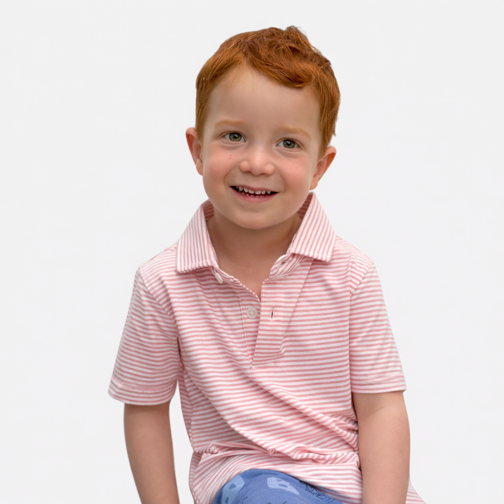 Fairway Stripes: Pink Rosewood