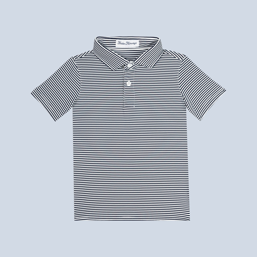 Fairway Stripes: Midnight Navy