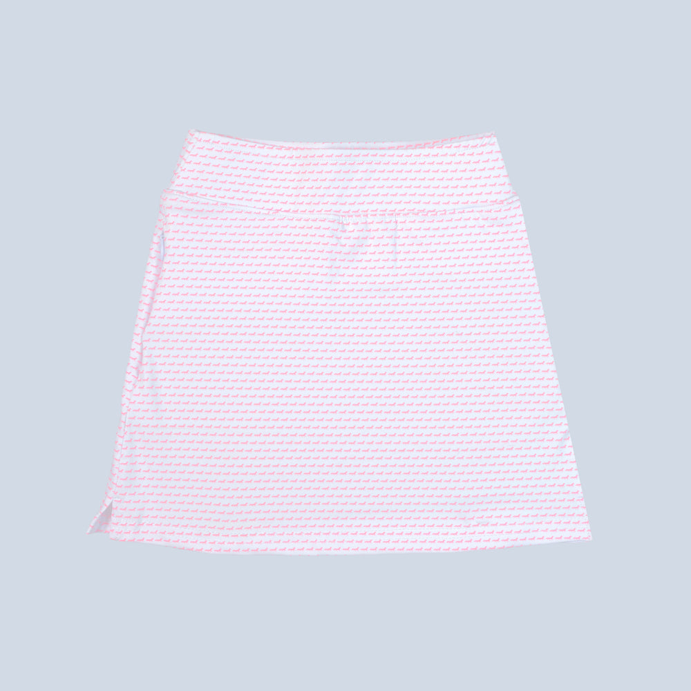 The Performance Print Skort - Fox Edition: Pink