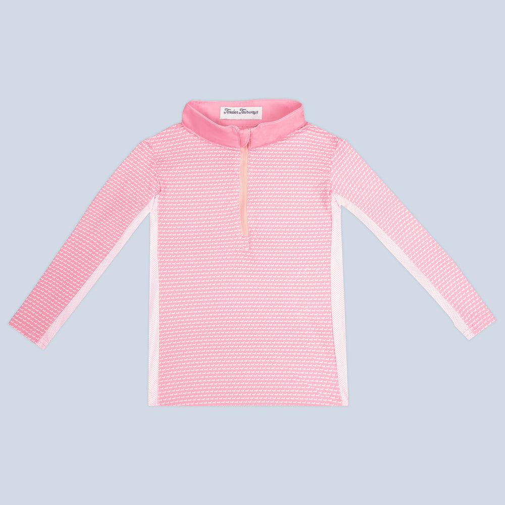 Fairway Sun Zip Girls: Pink Fox Edition