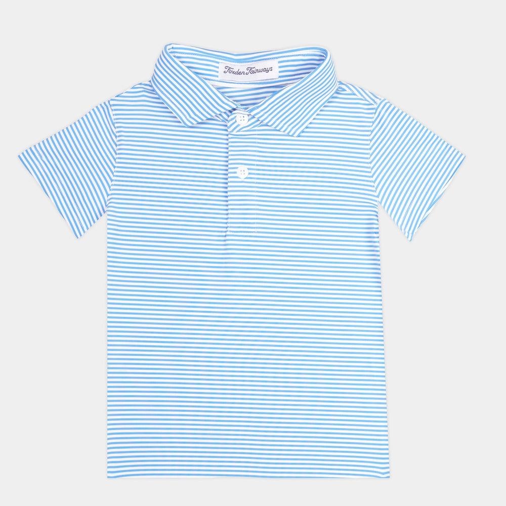 Fairway Stripes Girls: Blue Sky
