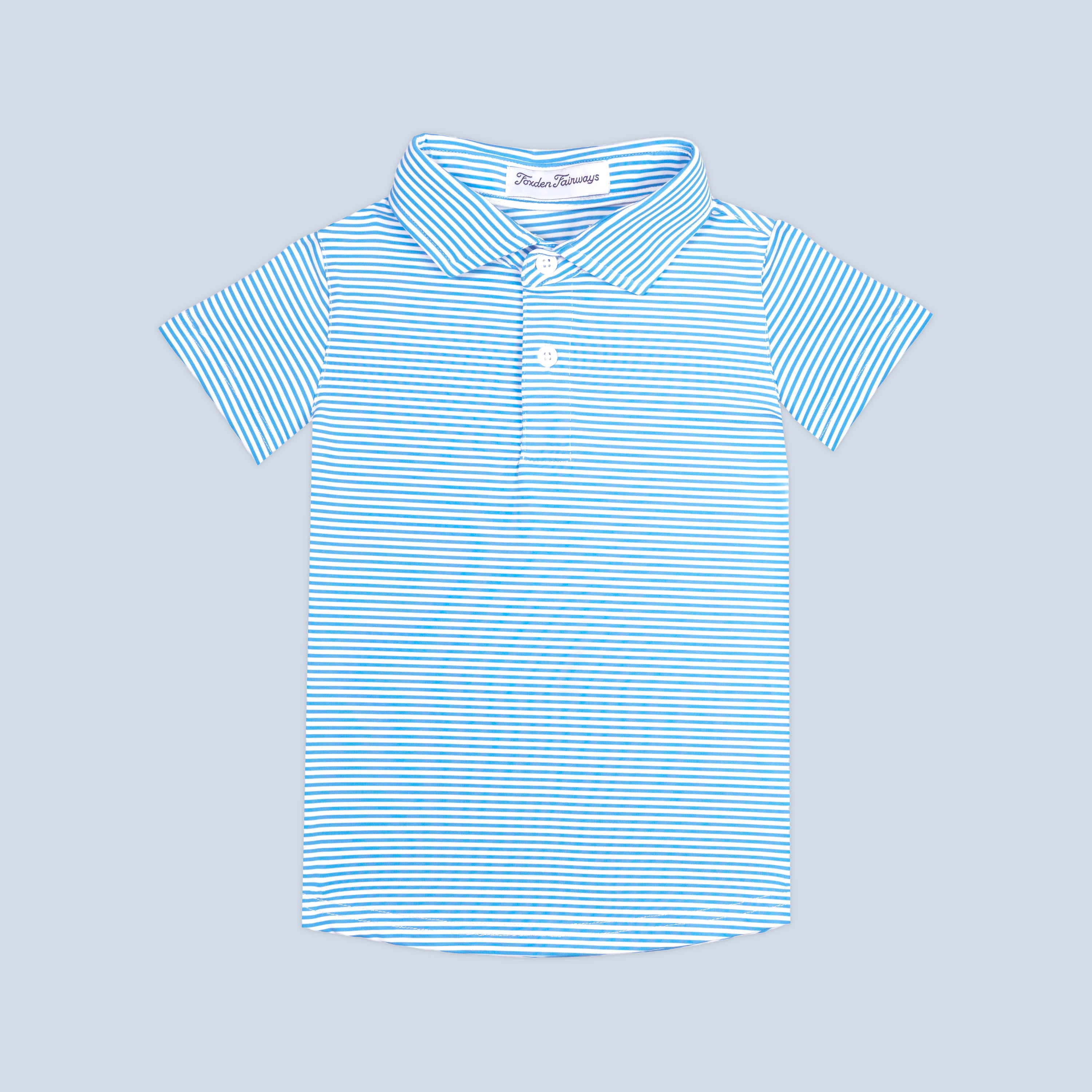 Fairway Stripes Girls: Blue Sky