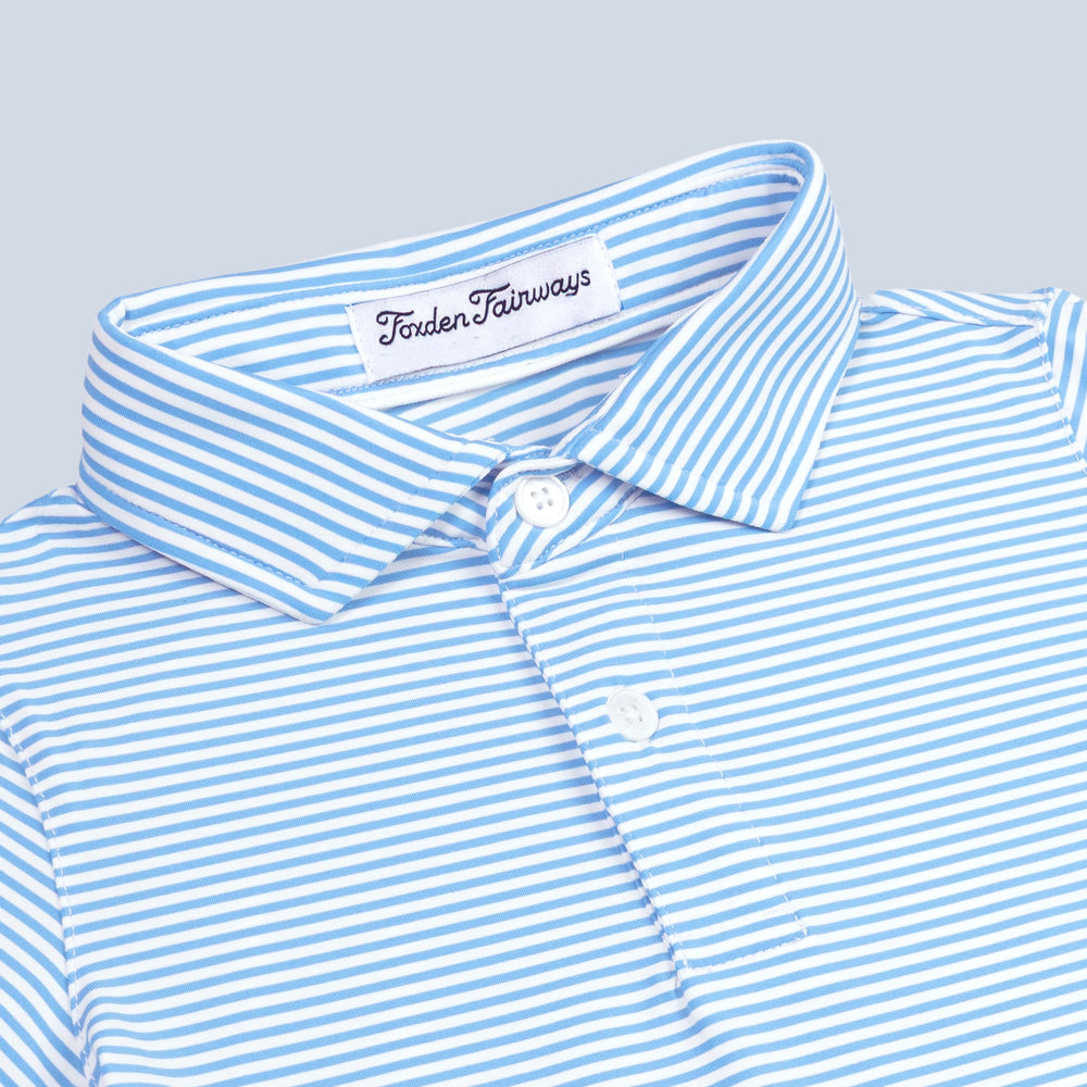 Fairway Stripes Girls: Blue Sky